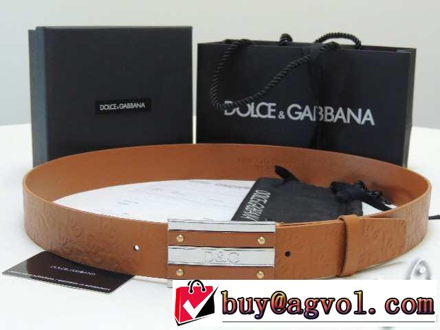 2014 美品！dolce&gabbana ドルチェ＆ガッバーナ 本革 ベルト最高ランク