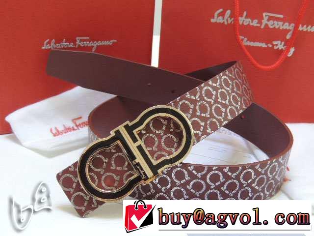 2014 美品！ferragamo サルヴァトーレフェラガモ 本革 ベルト最高ランク