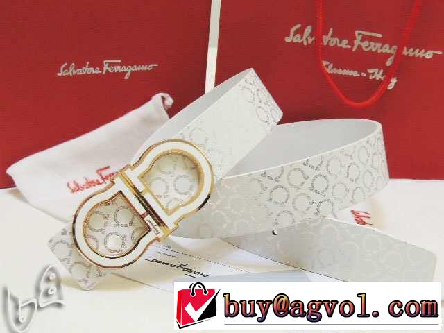 2014 存在感◎ ferragamo サルヴァトーレフェラガモ 本革 ベルト最高ランク