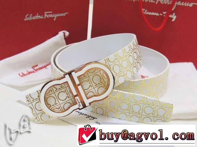 2014 お買得 ferragamo サルヴァトーレフェラガモ 本革 ベルト最高ランク