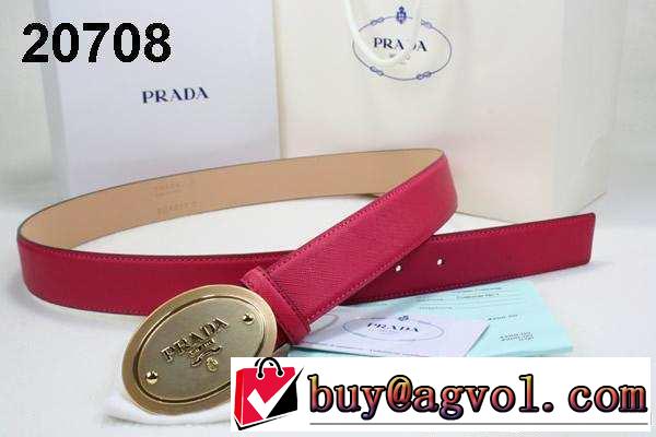 2014 お洒落 prada プラダ sale開催 ベルト 本革(牛皮) 最高ランク
