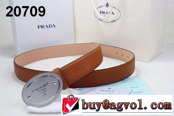 2014 大人っぽい色 prada プラダ ベルト 本革(牛皮) 最高ランク