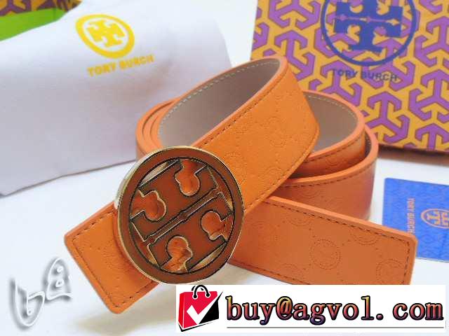 2014 tory burch トリー バーチ 首胸ロゴ 本革 ベルト最高ランク
