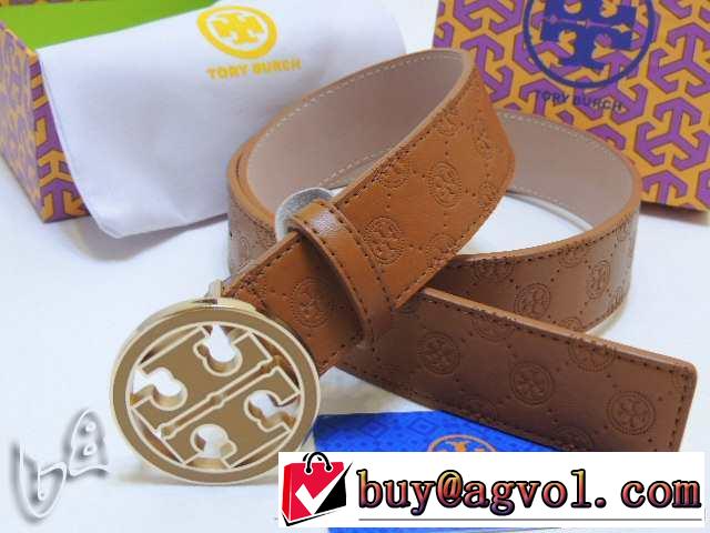 2014 存在感◎ tory burch トリー バーチ 本革 ベルト最高ランク