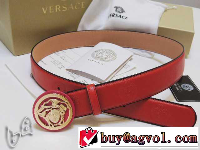 格安！2014春夏 格安！2014春夏 VERSACE ヴェルサーチ 本革（牛皮）ベルト最高ランク