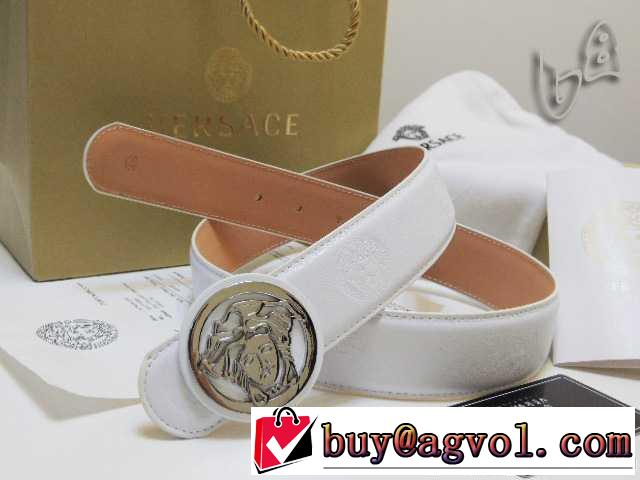  値下げ！!2014春夏 VERSACE ヴェルサーチ 本革（牛皮）ベルト最高ランク