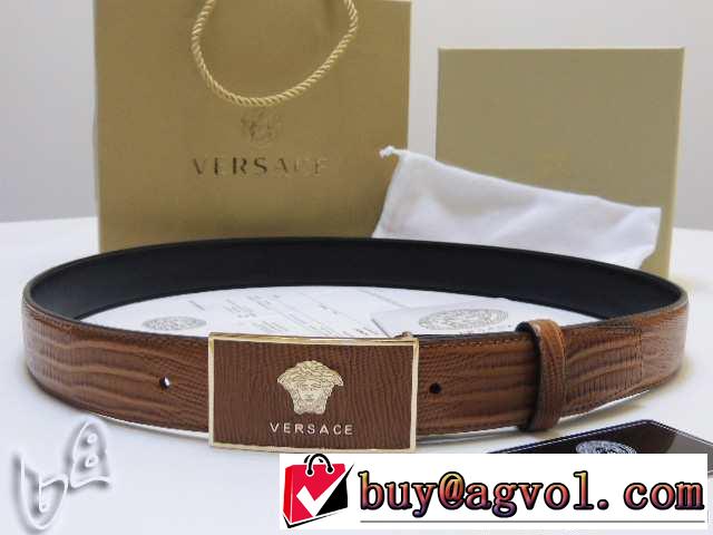 2014 個性派 versace ヴェルサーチ 本革 ベルト最高ランク