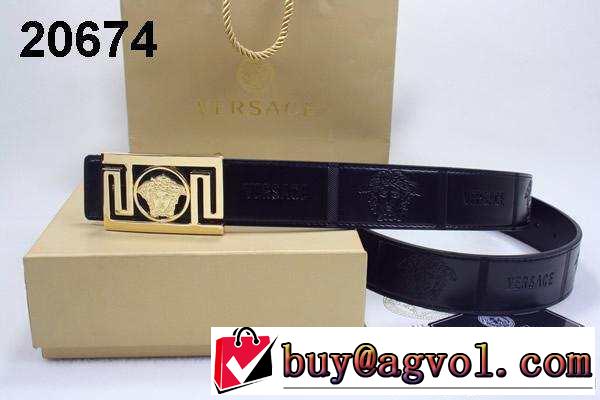 SALE!今季 2014 versace ヴェルサーチ ベルト 本革(牛皮) 最高ランク