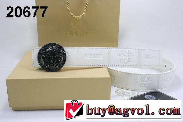 2014 versace ヴェルサーチ ベルト 本革(牛皮) 最高ランク 希少