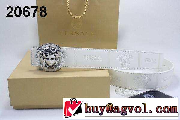 SALE開催 2014 versace ヴェルサーチ ベルト 本革(牛皮) 最高ランク
