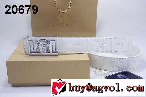 2014 ◆モデル愛用◆ versace ヴェルサーチ ベルト 本革(牛皮) 最高ランク