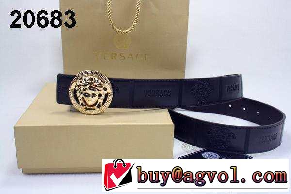 2014 versace ヴェルサーチ 存在感◎ ベルト 本革(牛皮) 最高ランク
