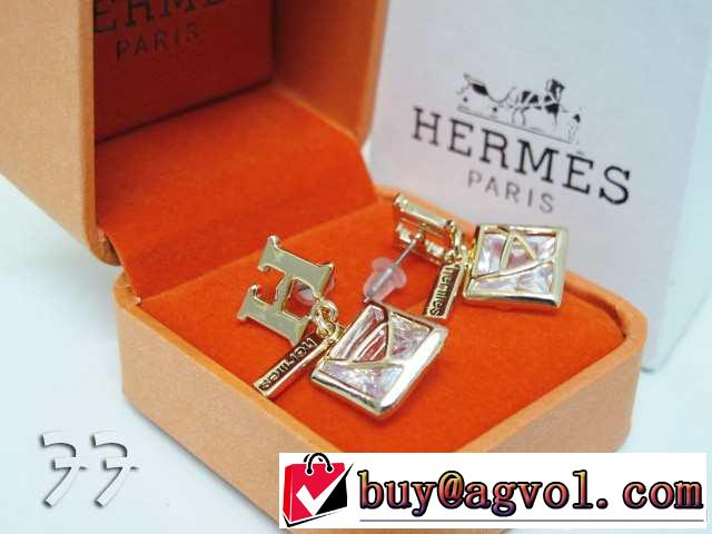 首胸ロゴ2014春夏 hermes イヤリング、ピアス