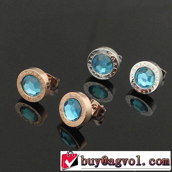 秋冬 2014 新入荷 bvlgari ブルガリ 宝石ピアス 2色可選