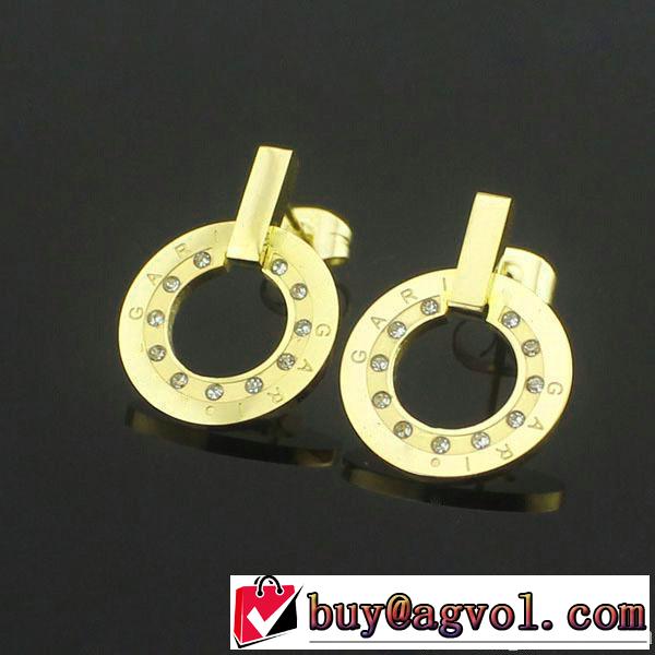 秋冬 2014 贈り物にも◎ bvlgari ブルガリ ダイヤモンド ピアス 3色可選