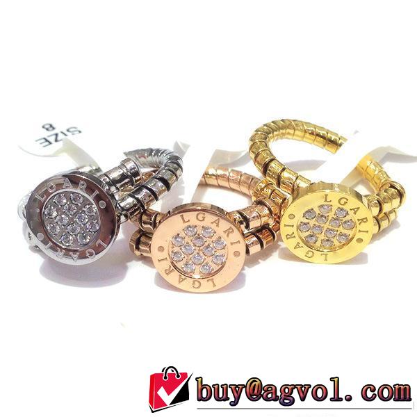 秋冬 2014 値下げ！bvlgari ブルガリ ダイヤリング 3色可選
