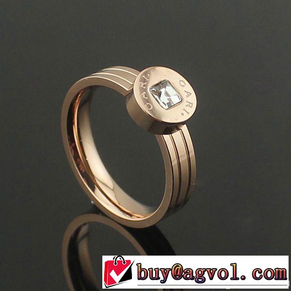 秋冬 2014 ～希少 bvlgari ブルガリ ダイヤリング 3色可選
