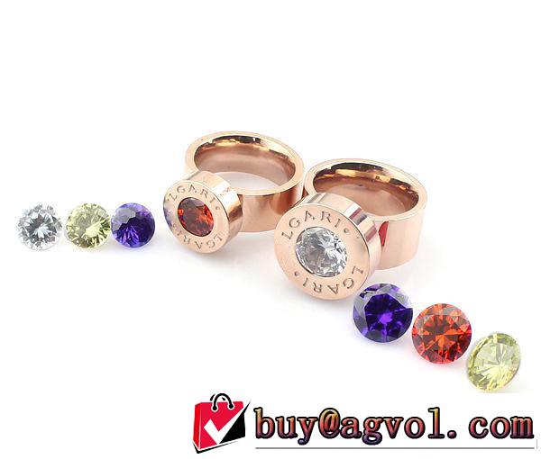秋冬 2014 大特価 bvlgari ブルガリ ダイヤペアリング 3色可選