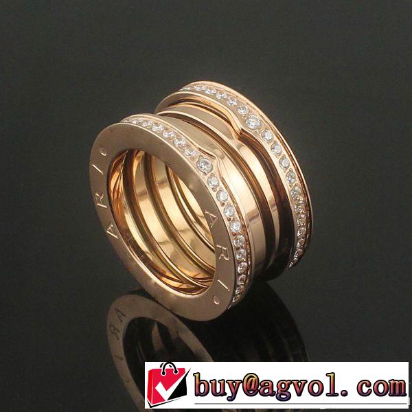 秋冬 2014 上質 bvlgari ブルガリ ダイヤリング 3色可選