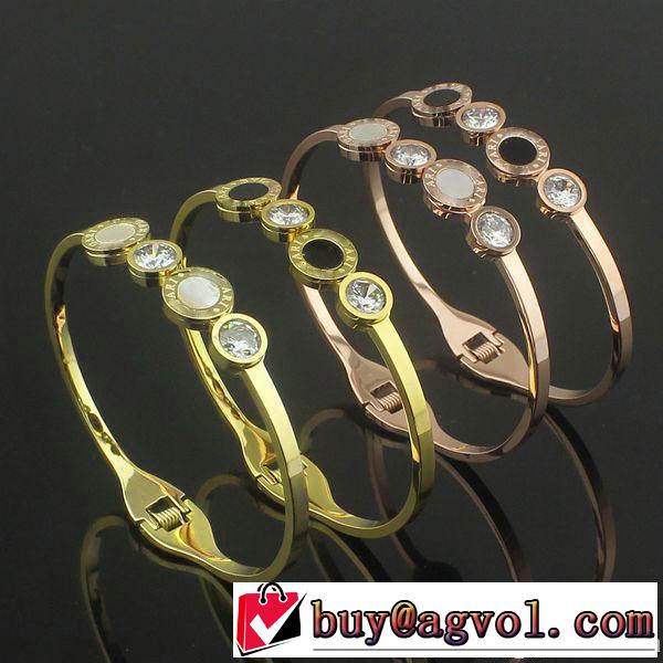 秋冬 2014 腕回りもオシャレbvlgari ブルガリ バングル 3色可選