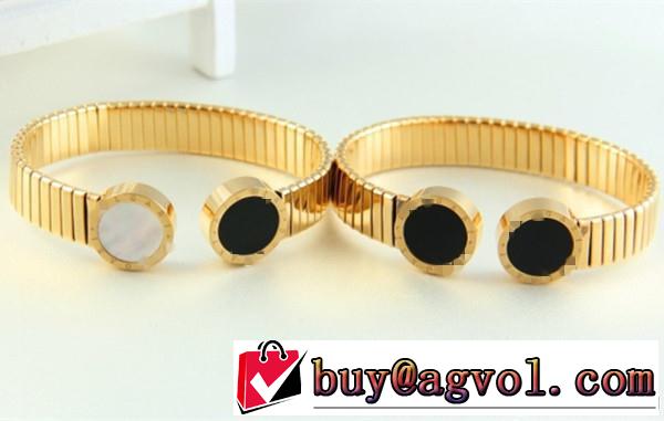 秋冬 2014 bvlgari ブルガリ 首胸ロゴ バングル 3色可選