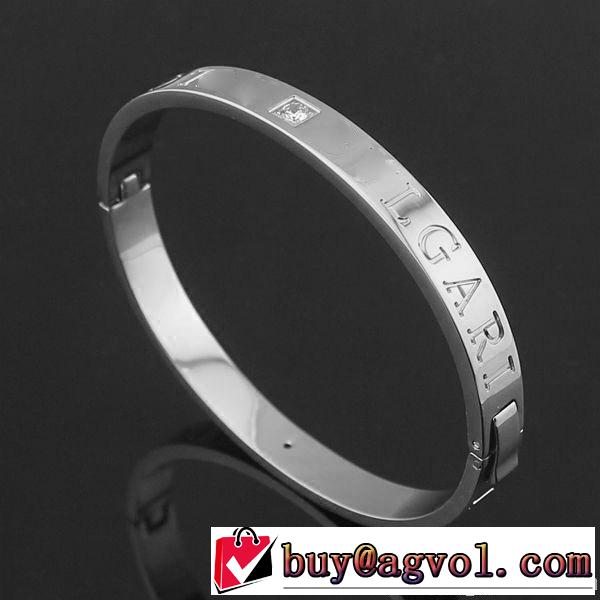秋冬 2014 bvlgari ブルガリ ダイヤモンド 英字バングル 3色可選