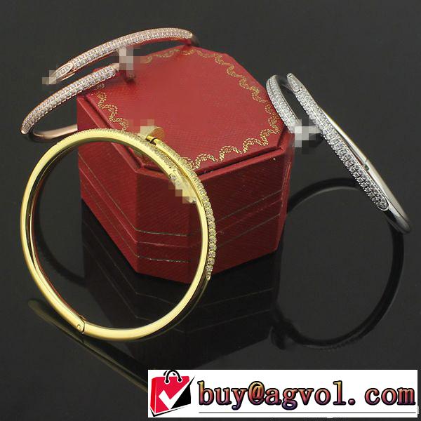 秋冬 2014 ブランド cartier カルティエ ダイヤモンドバングル 3色可選
