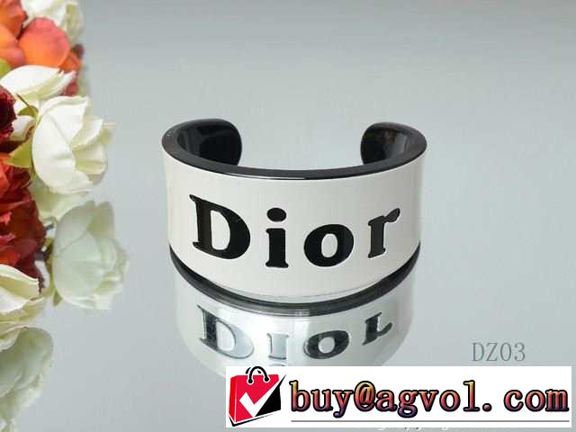 2014 秋冬 dior ディオール 超人気美品◆ ワイド バングル 2色可選