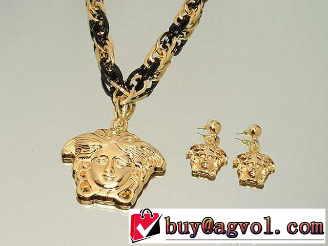 2014 秋冬 存在感◎ セット versace ヴェルサーチ ペンダントトップ/ピアス 2色可選