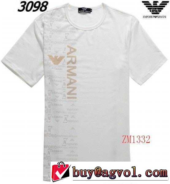 最旬アイテム 2014 armani アルマーニ半袖tシャ 