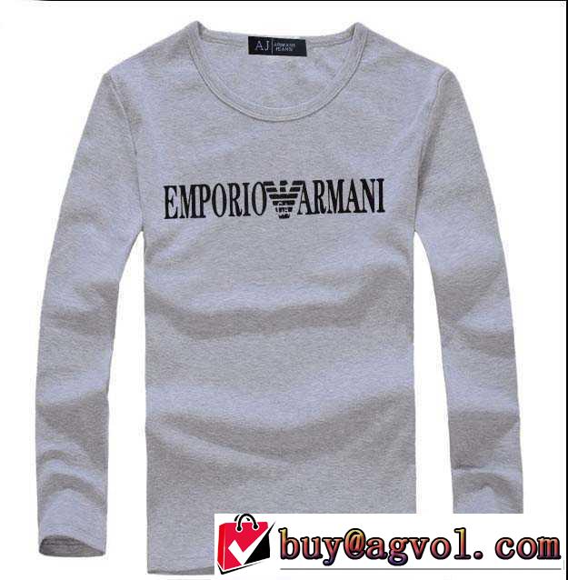 値下げ！ 2014 armani アルマーニ 長袖 tシャツ 