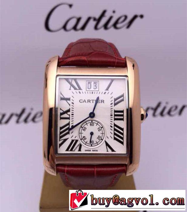 2014秋冬 cartier カルティエ 存在感◎ 腕時計