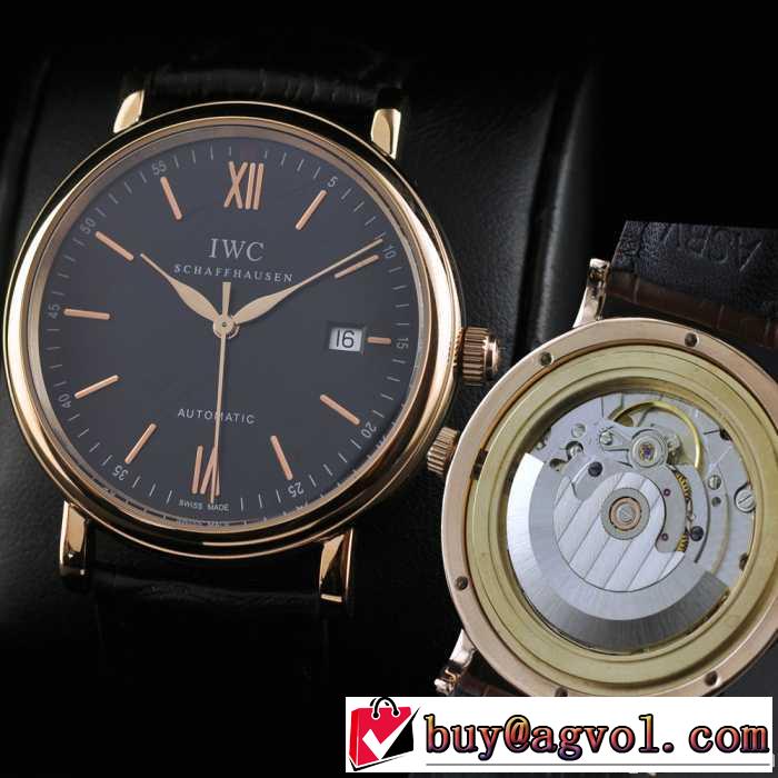 スイスムーブメント 3針  自動巻き 日付表示 夜光効果  男性用腕時計 iwc クオーツ メンズ腕時計