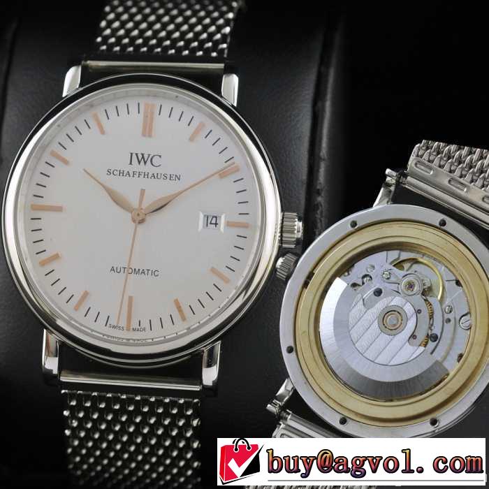 スイスムーブメント 3針  自動巻き 日付表示 夜光効果  男性用腕時計 iwc クオーツ メンズ腕時計