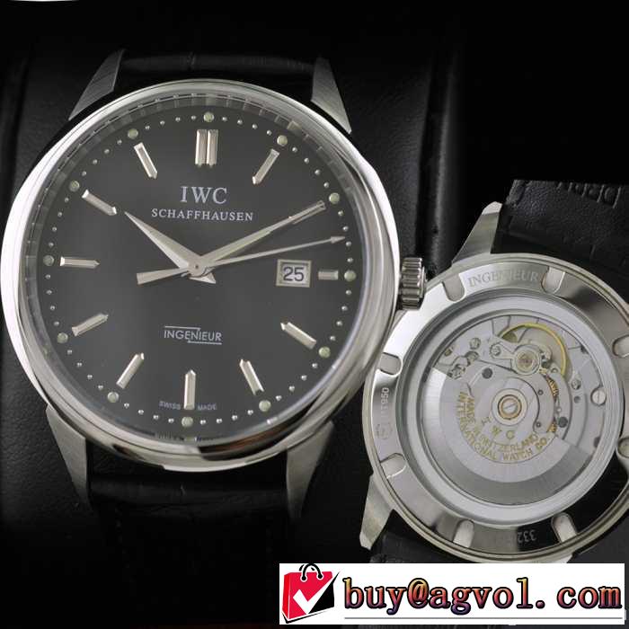 日付表示 新入荷 スイスムーブメント 3針  自動巻き  夜光効果  男性用腕時計 iwc クオーツ メンズ腕時計