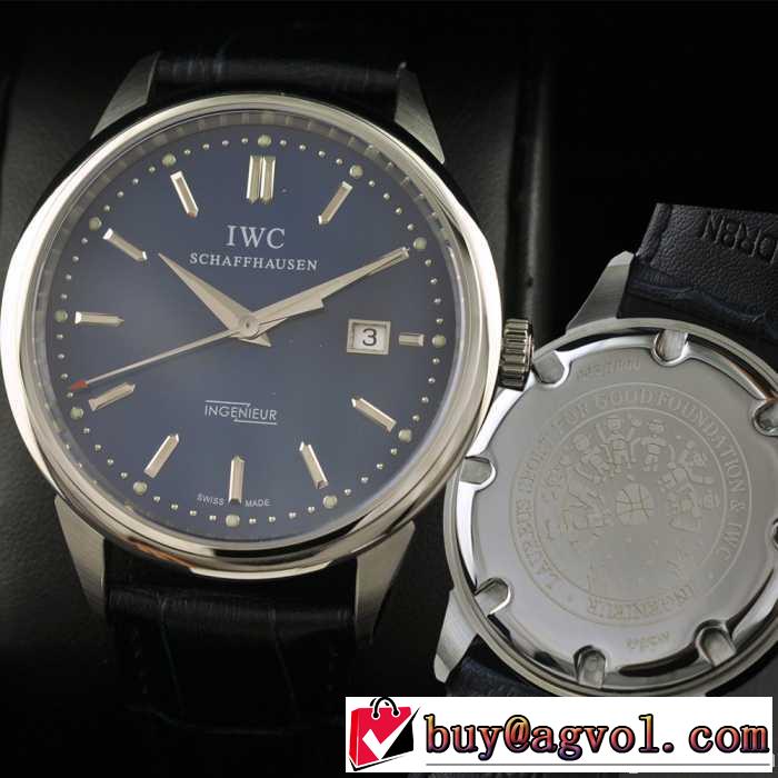 日付表示 新入荷 スイスムーブメント 3針  自動巻き  夜光効果  男性用腕時計 iwc クオーツ メンズ腕時計