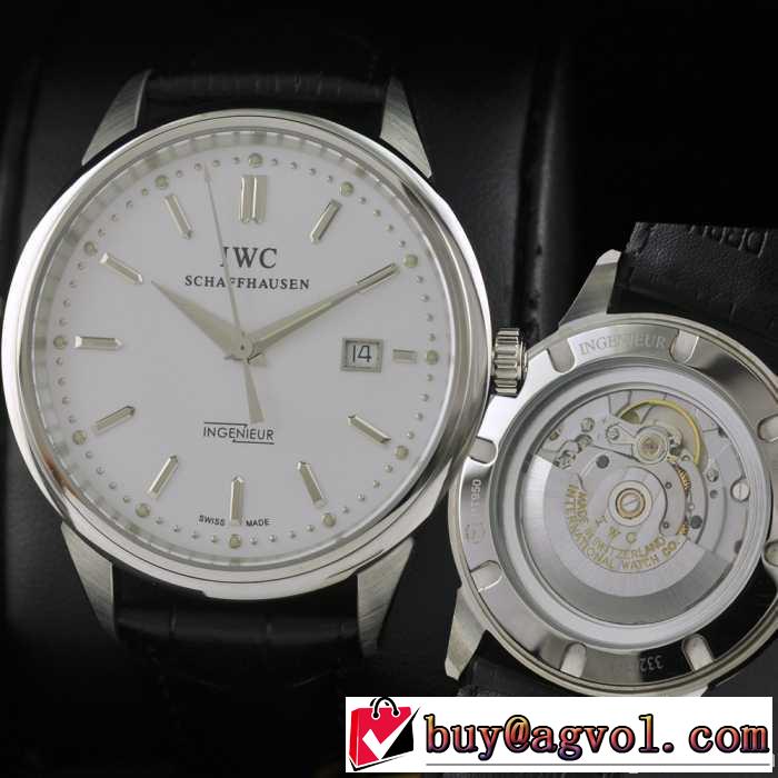 自動巻き スイスムーブメント 3針 大人気    日付表示 夜光効果  男性用腕時計 iwc クオーツ メンズ腕時計