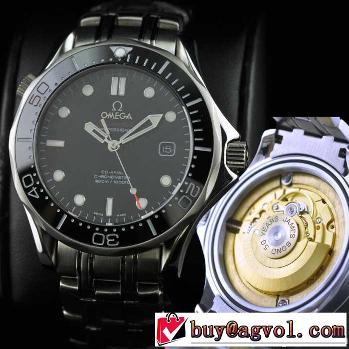半自動卷 日本製クオーツ 2針 男性用腕時計 omega オメガ  メンズ腕時計