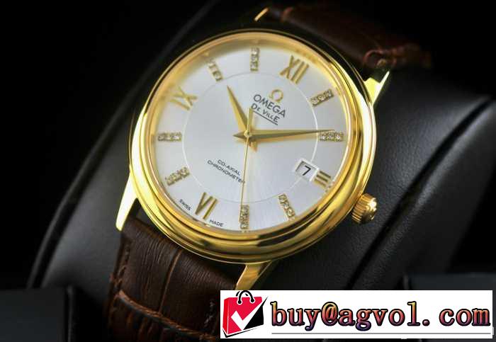 半自動卷 日本製クオーツ 2針 男性用腕時計 omega オメガ  メンズ腕時計