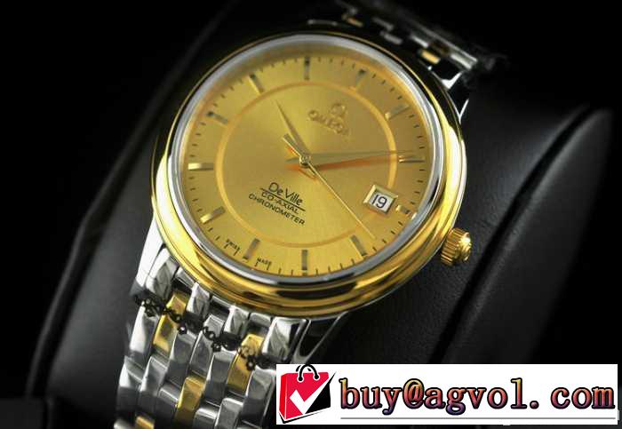 半自動卷 日本製クオーツ 2針 男性用腕時計 omega オメガ メンズ腕時計