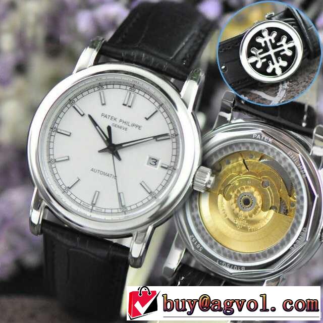 2014秋冬 首胸ロゴ patek philippe パテックフィリップ サファイヤクリスタル風防 腕時計 2824ムーブメント