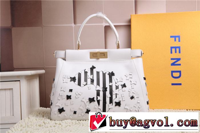 2014【激安】FENDI フェンディ ファスナーポケット付 レディース ハンドバッグ 1169