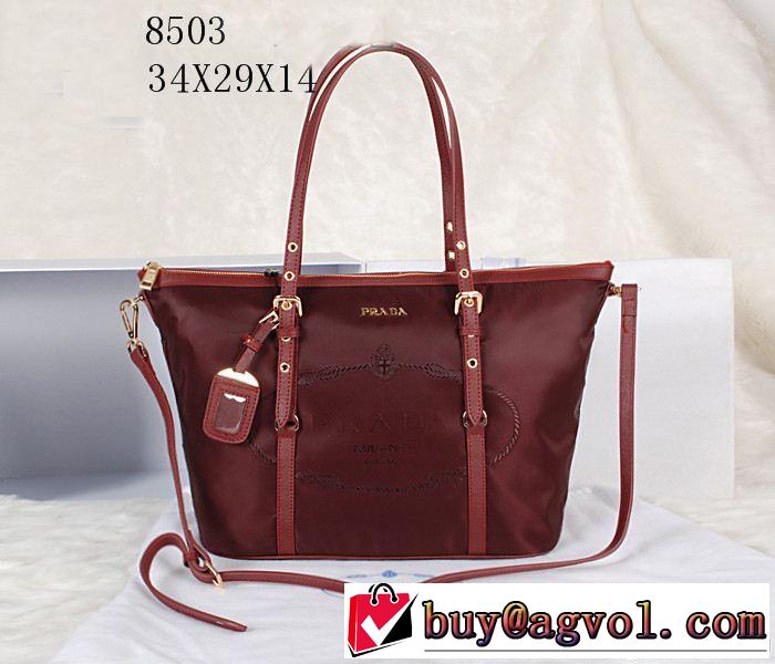 超人気美品◆2014春夏 prada プラダ 手持ち&ショルダー掛け レディース