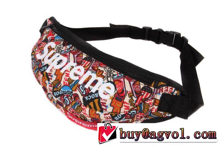 2014秋冬 大人のおしゃれに SUPREME シュプリーム  ウエストポーチ