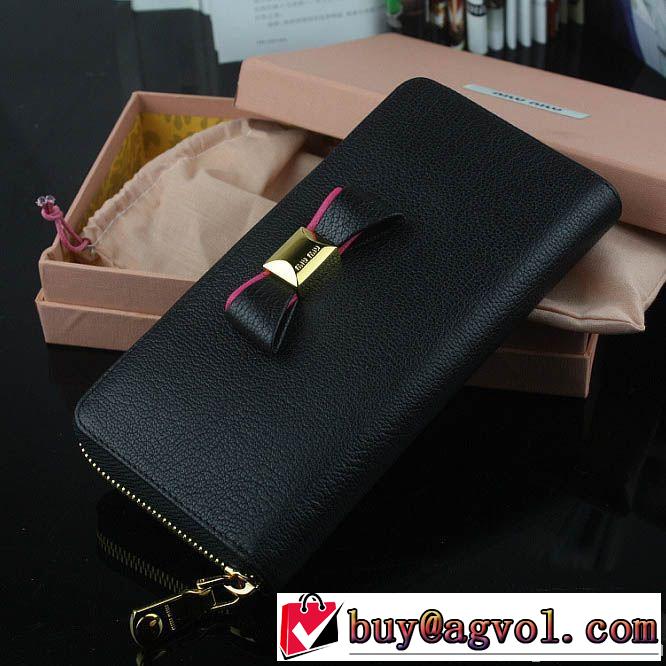  sale!今季 2014 miumiu ミュウミュウ  レディース長財布