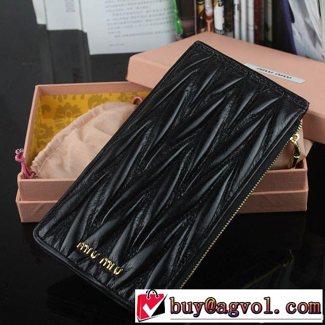  めちゃくちゃお得 2014 miumiu ミュウミュウ レディース長財布