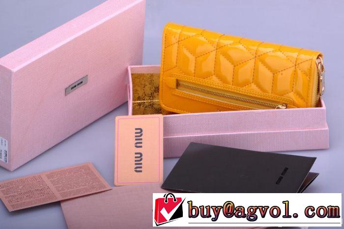 2014秋冬 人気激売れ miumiu ミュウミュウ レディース長財布