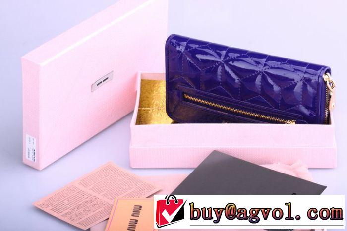 2014秋冬 sale開催 miumiu ミュウミュウ レディース長財布