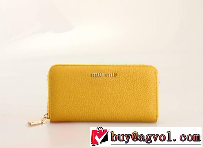 2014秋冬 ～希少 miumiu ミュウミュウ レディース長財布