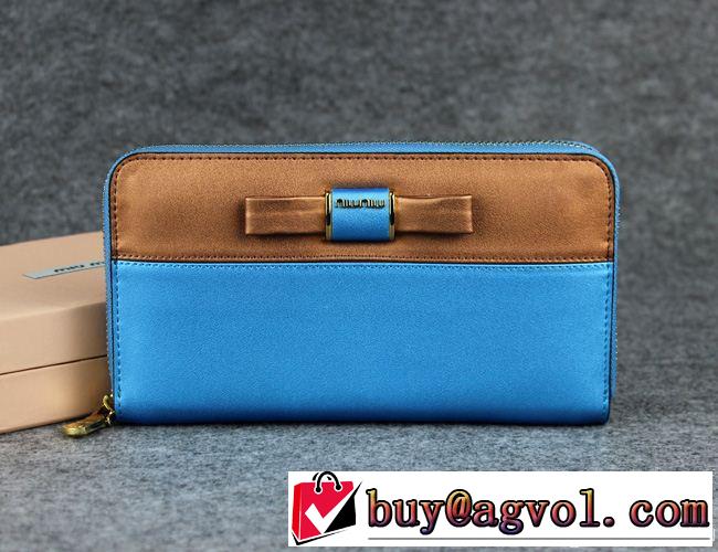 2014秋冬 ブランド miumiu ミュウミュウ レディース長財布